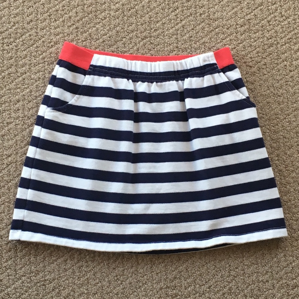 Gymboree Gym Navy Stripe Skirt